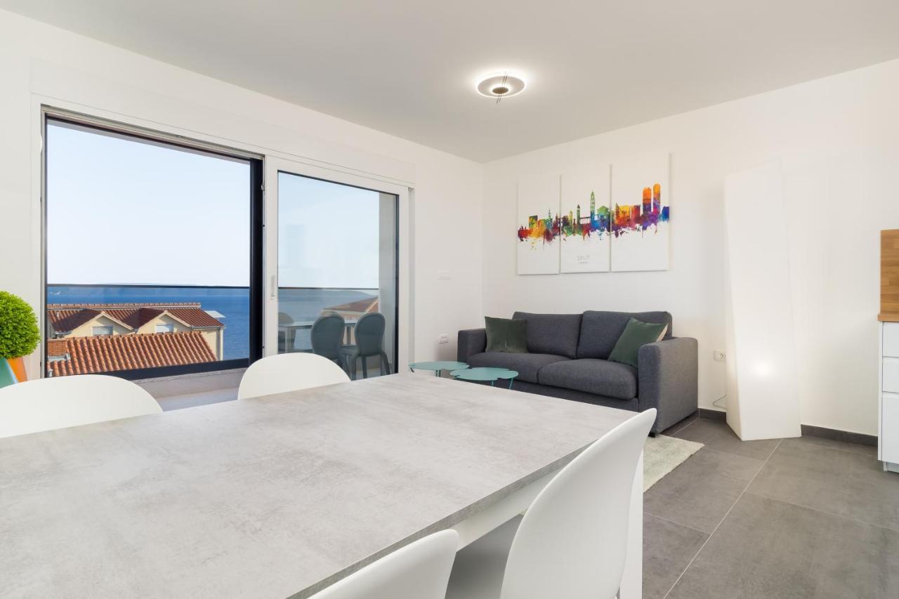 Luxury Apartment- Balcony- Private Rooftop And Jacuzzi- Common Pool トロギール エクステリア 写真